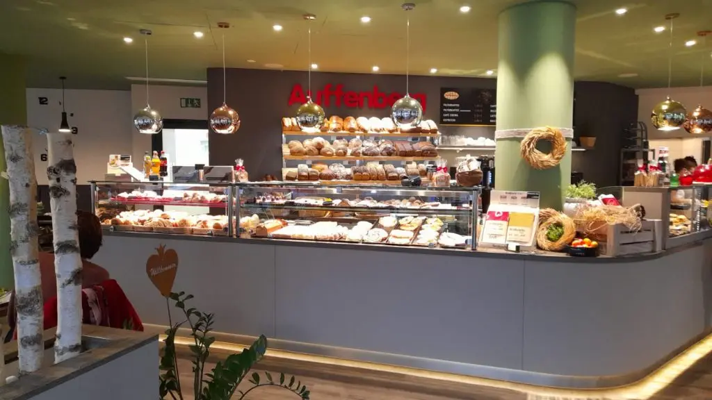 Bild der Theke im Kaffeehaus in der Innenstadt von Castrop-Rauxel